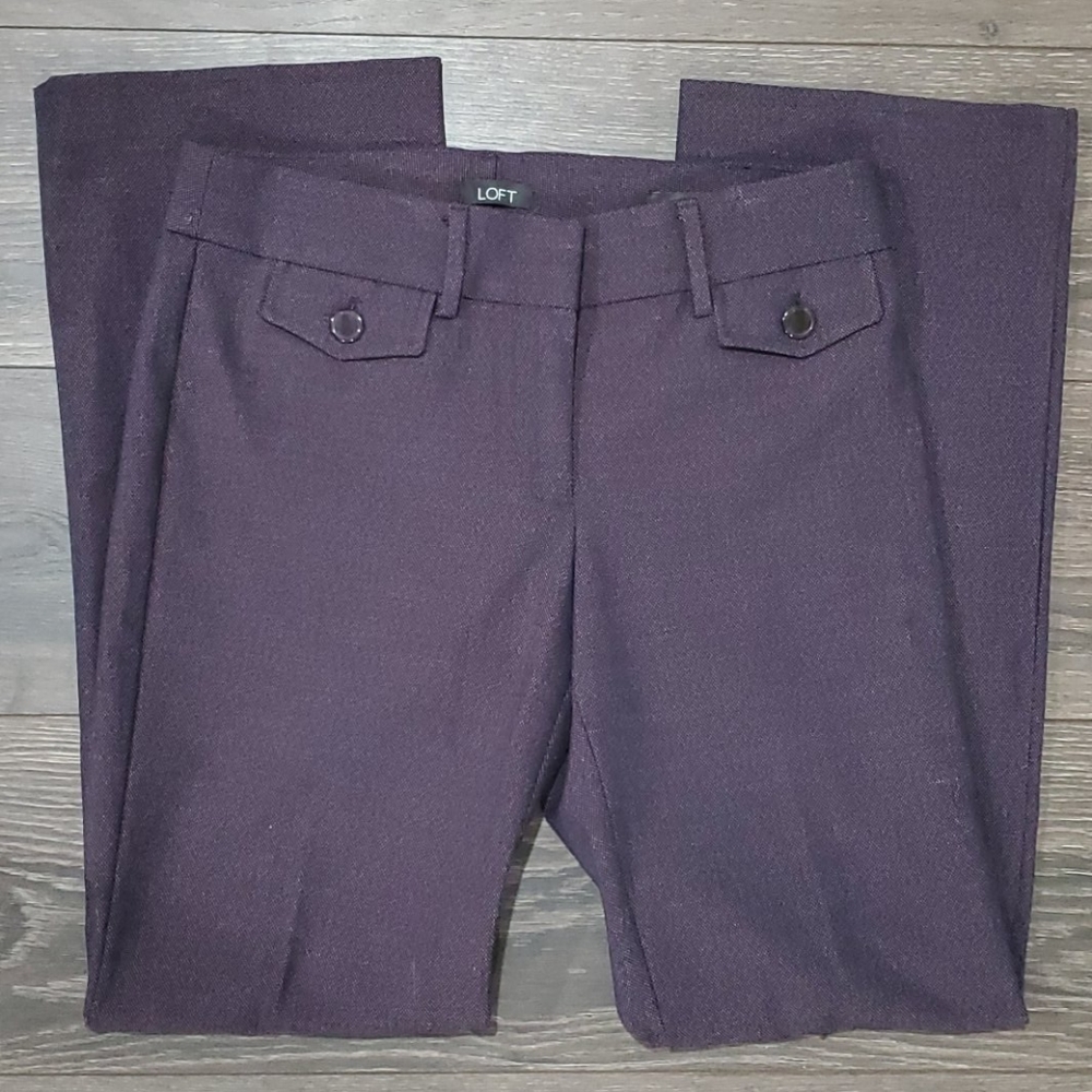 ❤ANN TAYLOR LOFT MARISA TROUSER PANTS SIZE 4 (27)